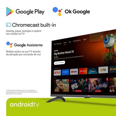 Smart TV 40" Philco Led Full HD Android 11 HDR10 P40SAA Bivolt