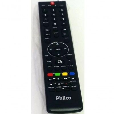 Controle Remoto Philco Bric-5014 para Tv Original com Tecla Arroba e Smart App