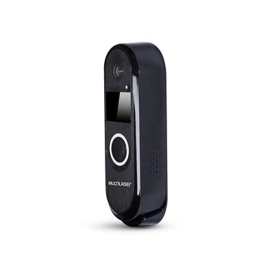 Vídeo Porteiro Smart Wi-Fi SE220 com Imagem HD e Visão Noturna Preto Multilaser
