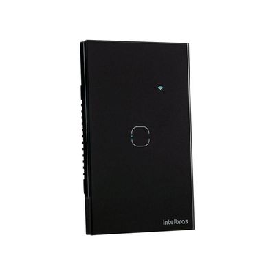 Interruptor Smart Zigbee Touch EZS 1001 com Controle por Aplicativo e Comandos de Voz Preto