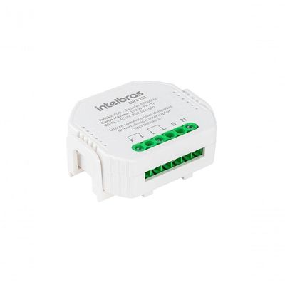 Interruptor Controlador Dimmer Smart Wi-Fi EWS 251 Ajuste de Intensidade da Luz Via App Izy Branco