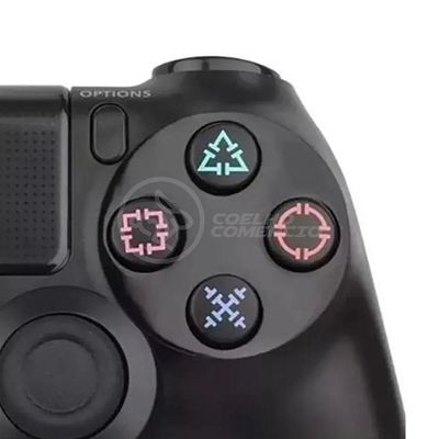 Controle para Videogame Smart Tech ALTO-4W Compatível com Playstation 4 Bluetooth sem Fio Preto