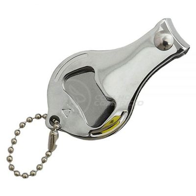 Cortador de Unha com Lixa e Abridor de Garrafa Kit 10 3 em 1 com Chaveiro Prata Smart Bracelet