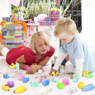 Brinquedo Antiestresse Bichinhos Squishy Mochi Fidget Toy com Design Divertido em Silicone Smart