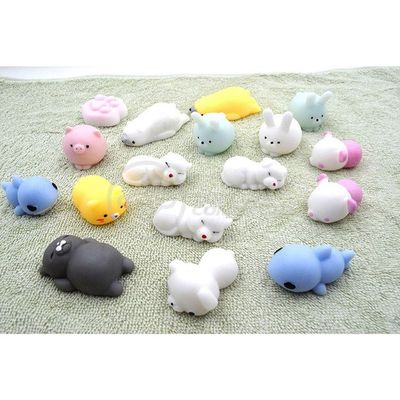 Brinquedo Antiestresse Bichinhos Squishy Mochi Fidget Toy com Design Divertido em Silicone Smart