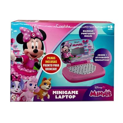 Kit Minnie Laptop Infantil Bilingue+ Veículo Smart Driver Candide