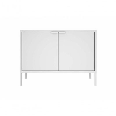 Balcão Baixo Multiúso Itatiaia Smart - 2 Portas - Branco Matte