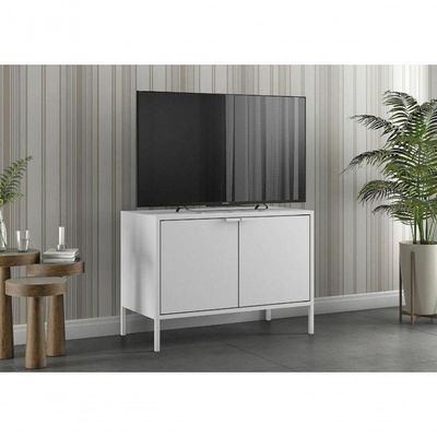 Balcão Baixo Multiúso Itatiaia Smart - 2 Portas - Branco Matte