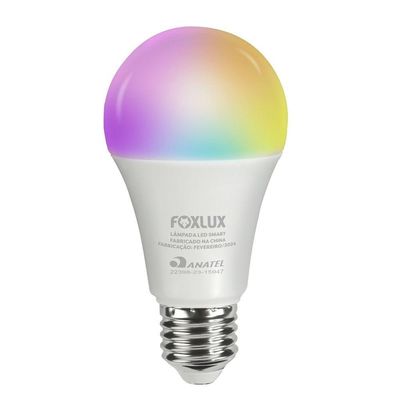 Lampada Inteligente Foxlux Rgb Wifi Smart Color 9w Bivolt
