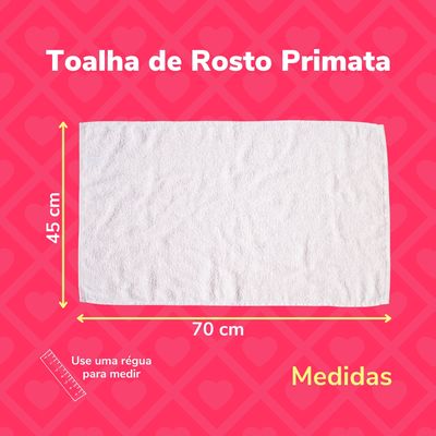 Toalha de Rosto para Salão de Beleza Primata - 45x70cm Preto