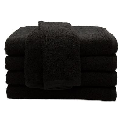 Toalha de Rosto para Salão de Beleza Primata - 45x70cm Preto