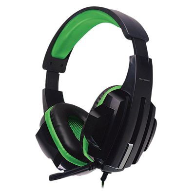Headset c/Mic P2 Gamer Multilaser PH123 Pt/Vd