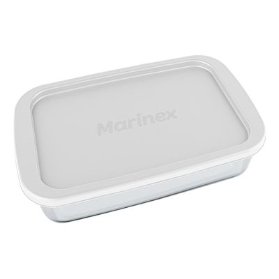 Assadeira com Tampa Retangular Média 2,2l Prática Marinex Sortida