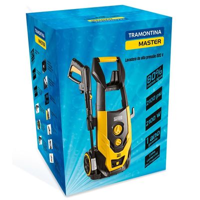 Lavadora de Alta Pressão Tramontina Master  2.100 Psi, Amerelo e Preto n/a