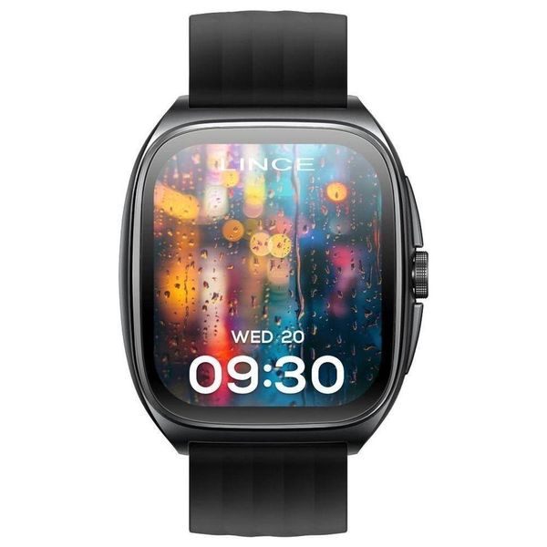 Smartwatch Unissex Lince Fusion LSWUQPI001 PXPX Borracha Digital Preto