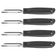 Kit 4 Descascadores de Batatas Manual Inox Tramontina Utilitá Cabo Polipropileno Preto
