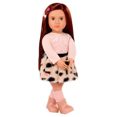 Boneca com Saia de Bolinha Our Generation
