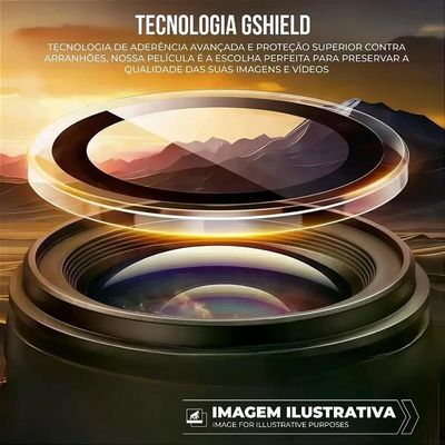 Kit de Proteção para Smartphone Gshield Full Protection com Película e Protetor de Lente 9H 1