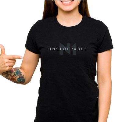 Camiseta N1 Unstoppable 100% Algodão Pima Preto P
