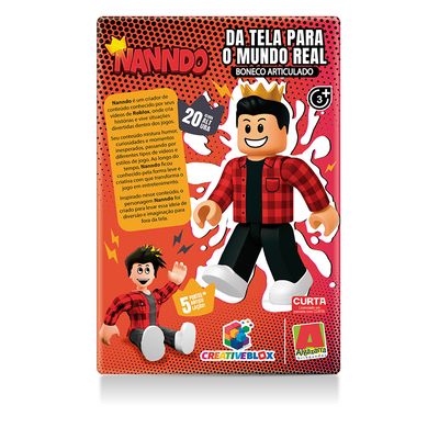 Boneco NanndoBlox Creativeblox Alagazarra