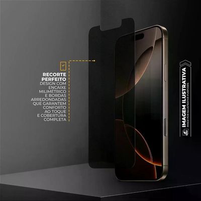 Película para Smartphone Gshield Iphone 17 Privacidade Revestimento D3-Shield Dureza 9H Poliuretano
