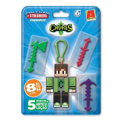 Boneco Chaveiro 8cm Sortido Algazarra