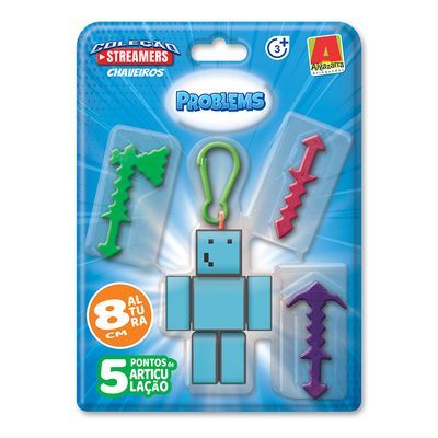 Boneco Chaveiro 8cm Sortido Algazarra