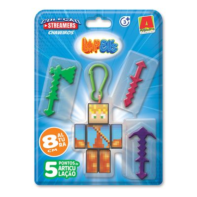 Boneco Chaveiro 8cm Sortido Algazarra