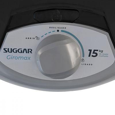 Centrifuga de Roupas CT1501BR Giromax 15kg Suggar Prata / 110v