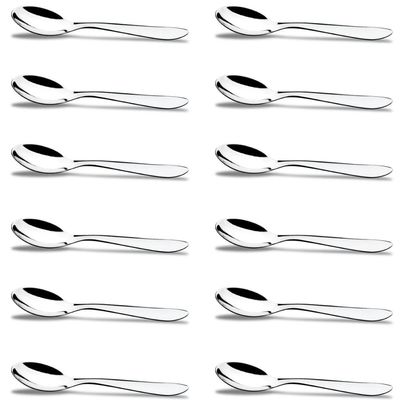 Conjunto 12 Colheres de Chá Aço Inox Bellagio Brinox Pequena Inox