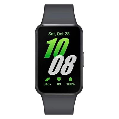 Smartwatch Samsung Galaxy Fit3 SM-R390 49MM Monitoramento Saúde Bateria 168h Cinza