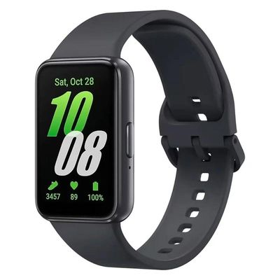 Smartwatch Samsung Galaxy Fit3 SM-R390 49MM Monitoramento Saúde Bateria 168h Cinza