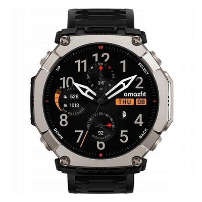 Smartwatch Amazfit T-rex Ultra 2 44MM Monitoramento de Saúde Bateria 480h Preto