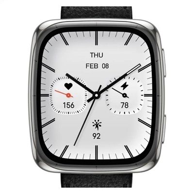 Smartwatch Amazfit A2440 1.65 Polegadas Frequência Cardíaca 336 Dias Bateria Preto