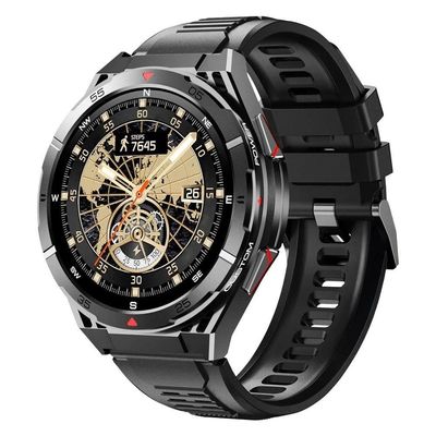 Smartwatch Oukitel BT12 46MM com Monitoramento de Saúde e Bateria Até 7 Dias Preto