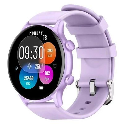 Smartwatch G-Tide R5 Lite Tela 1.3 Polegadas com Monitor Cardíaco e Bateria 120h Roxo