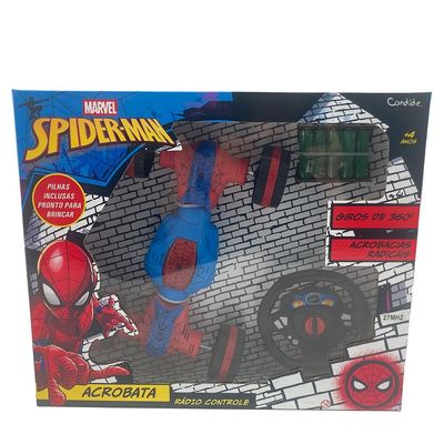 Carrinho de Controle Remoto Homem-Aranha - Acrobata