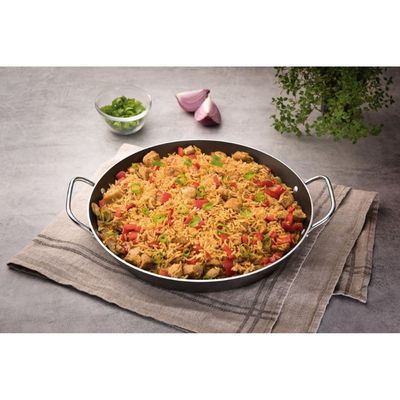 Paellera Tramontina Loreto 30cm 2,5L Alças Metálicas Antiaderente Grafite