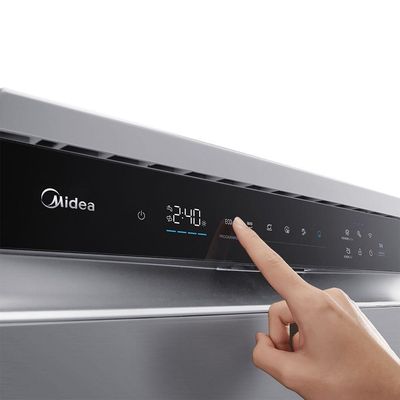 Lava-Louças Midea MDWEF1633GSS1 16 Serviços Smart Home Inox 110V