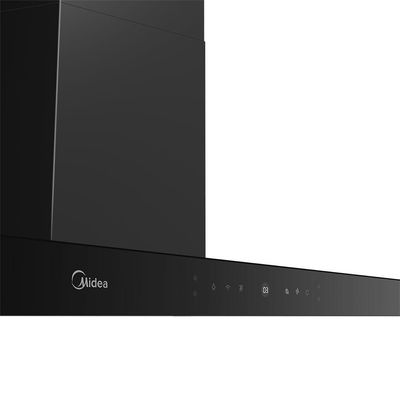 Coifa De Parede 90cm Black Inox Smart Pro Touch Midea MH90M77AT22BW1 110V
