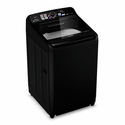 Máquina de Lavar Panasonic NA-F150B1B 15kg Smartsense Função Vanish Preta 220V
