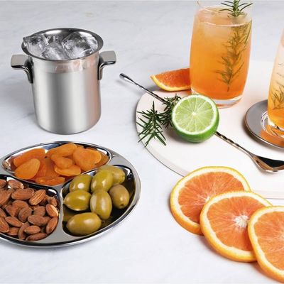 Kit 6 Colheres Bailarinas 30cm Inox Tramontina Espiral Para Drinks Sucos Coquetéis