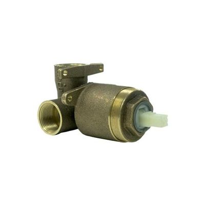 Base Monocomando para Chuveiro Smart Controle de Temperatura Baixa e Alta Pressão Bronze Deca