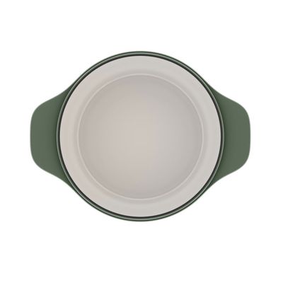 Panela de Ferro Fundido Esmaltado Caçarola Electrolux 24cm verde Linha 100 Anos Celebre Encontros
