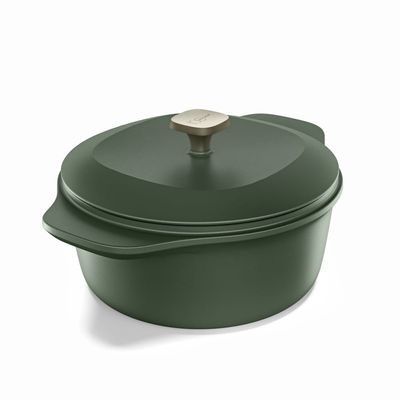 Panela de Ferro Fundido Esmaltado Caçarola Electrolux 24cm verde Linha 100 Anos Celebre Encontros