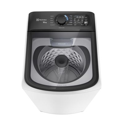 Máquina de Lavar Electrolux Efficient 12kg Branca Compacta, Econômica e Pré-diluição (LET12) 127V