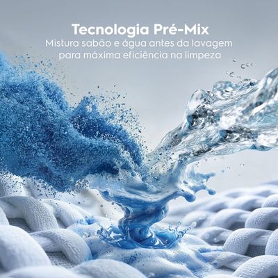 Máquina de Lavar Electrolux Efficient 12kg Branca Compacta, Econômica e Pré-diluição (LET12) 127V