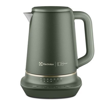 Chaleira Elétrica Electrolux 1,7L Verde Linha 100 anos Celebre Pausas (EKP75) 127V