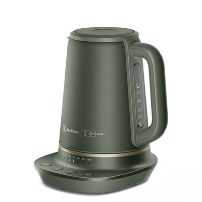 Chaleira Elétrica Electrolux 1,7L Verde Linha 100 anos Celebre Pausas (EKP75) 127V