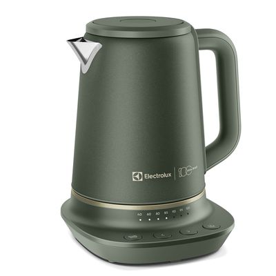 Chaleira Elétrica Electrolux 1,7L Verde Linha 100 anos Celebre Pausas (EKP75) 127V
